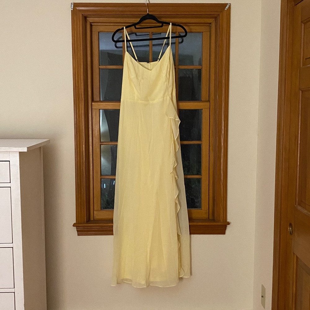 Birdy Grey Theresa Chiffon bridesmaids dress (lemon sorbet)